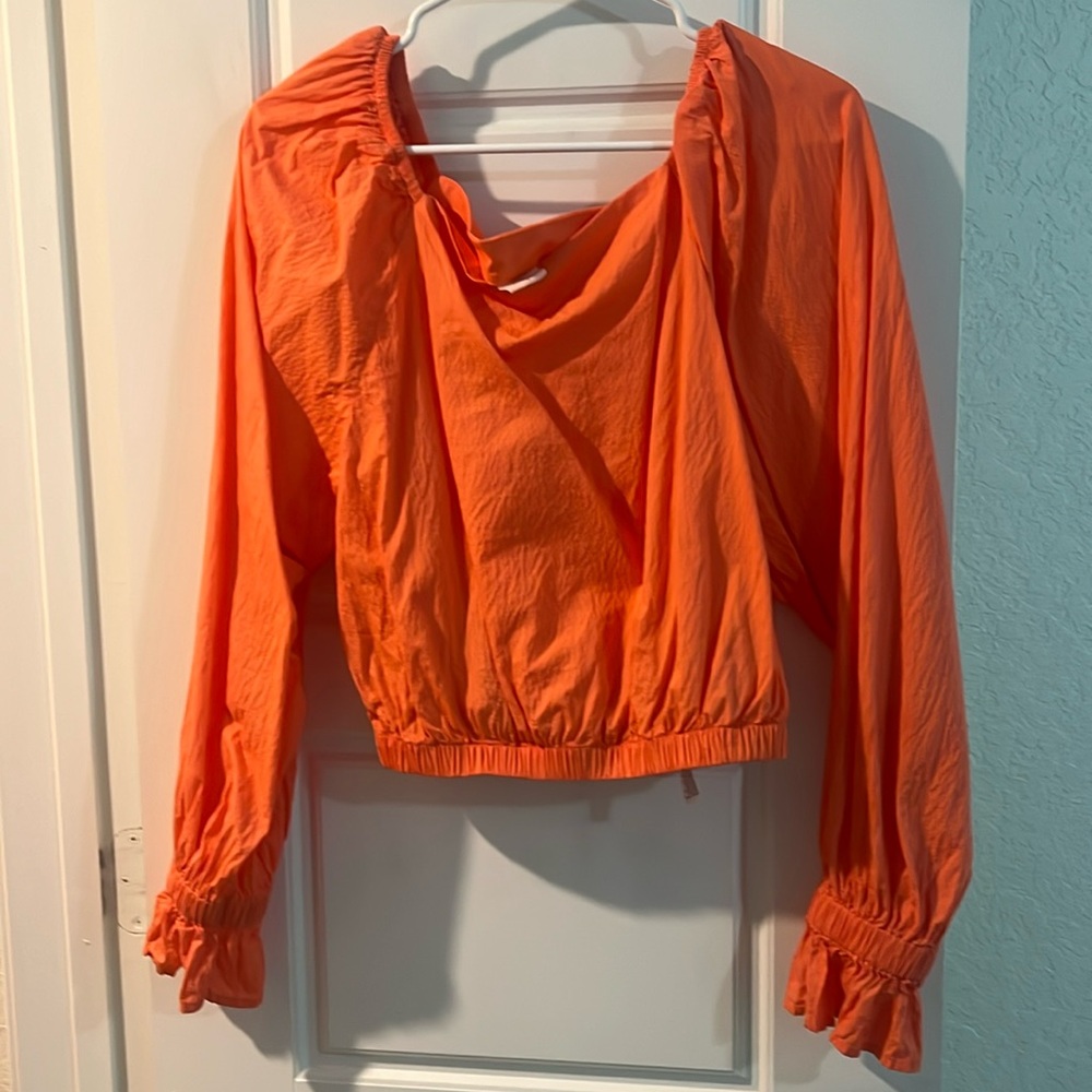 Levi’s Orange Blouse Large